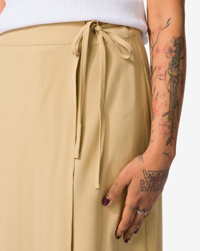 Damen-Wickelrock Sarie beige - 36239535BEIGE - HEMA